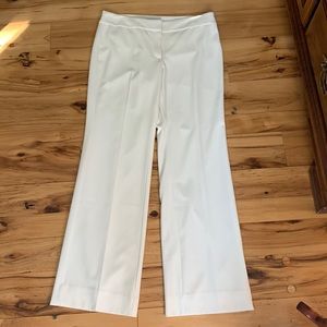 White House Black Market winter white dress pants
